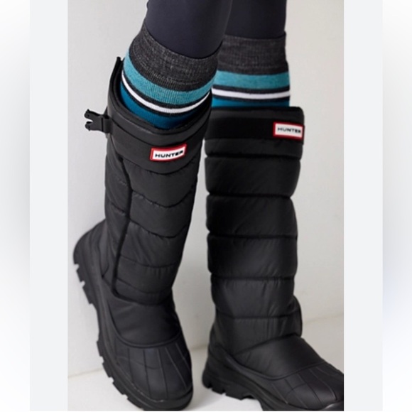 Hunter Original Intrepid Insulated Buckle Tall Snow Boot Size 10 NWT - Picture 1 of 17